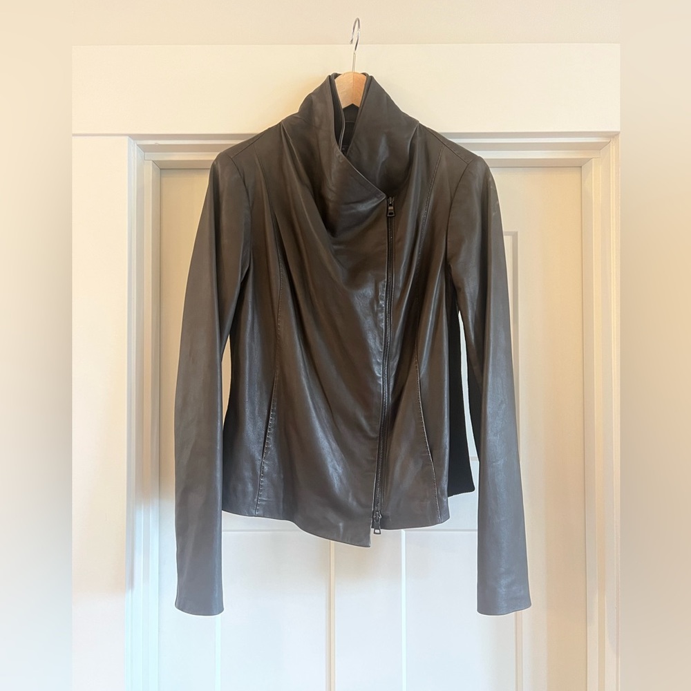 Vince Leather Biker Jacket